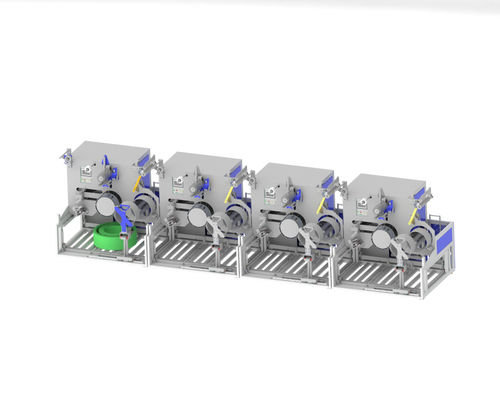پیچنده کمربند PET کاملا اتوماتیک با حداکثر OD 820mm و سیستم یکپارچه خودکار پالت سازی