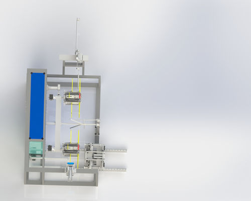 دستگاه پیچ و خم خودکار لوله PE PERT پلاستیکی کنترل PLC قطر کوچک