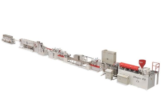 کنترل PLC ماشین اکستروزن کمربند بسته بندی PET تک پیچ 800kg/H