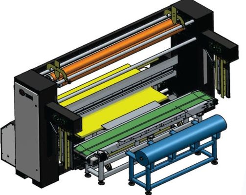 کنترل PLC دو زنجیره اتوماتیک بالش پارچه رول بسته بندی ماشین