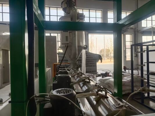 خط تولید تسمه PP با کنترل هوشمند کشش و نمایش لحظه‌ای با کنترلر پودر مغناطیسی